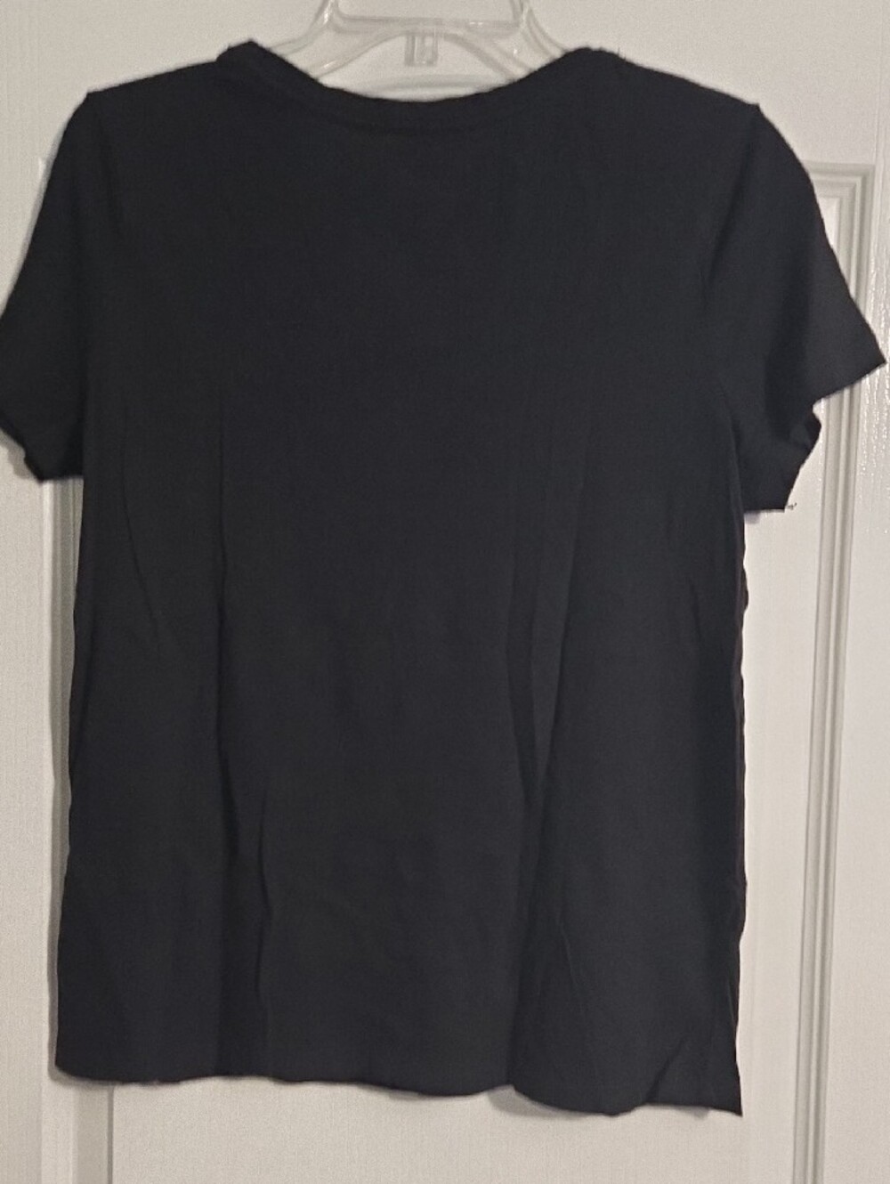 Time and Tru Black Tee with White Ghost and Dog Graphic - Picture 2 of 3